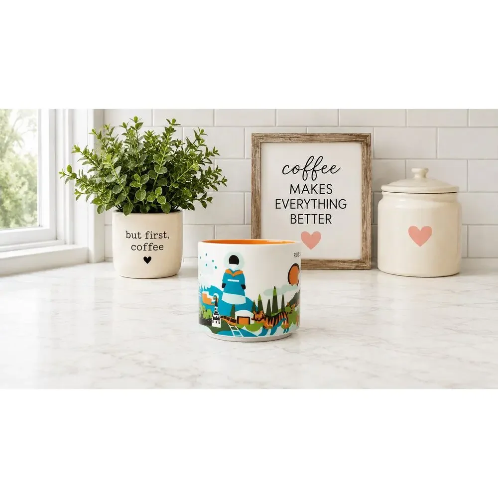 Starbucks Russia You Are Here Collection Mug 14oz Coffee Mug RARE